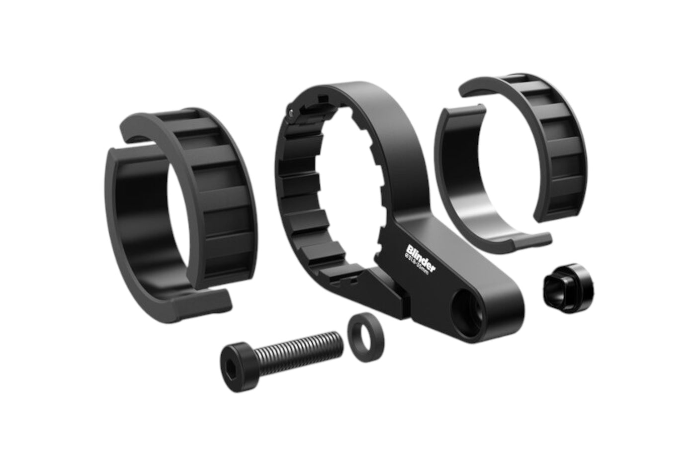 Knog Scheinwerfer Blinder E 120 Lux mit Lenkerhalter ohne Reflektor