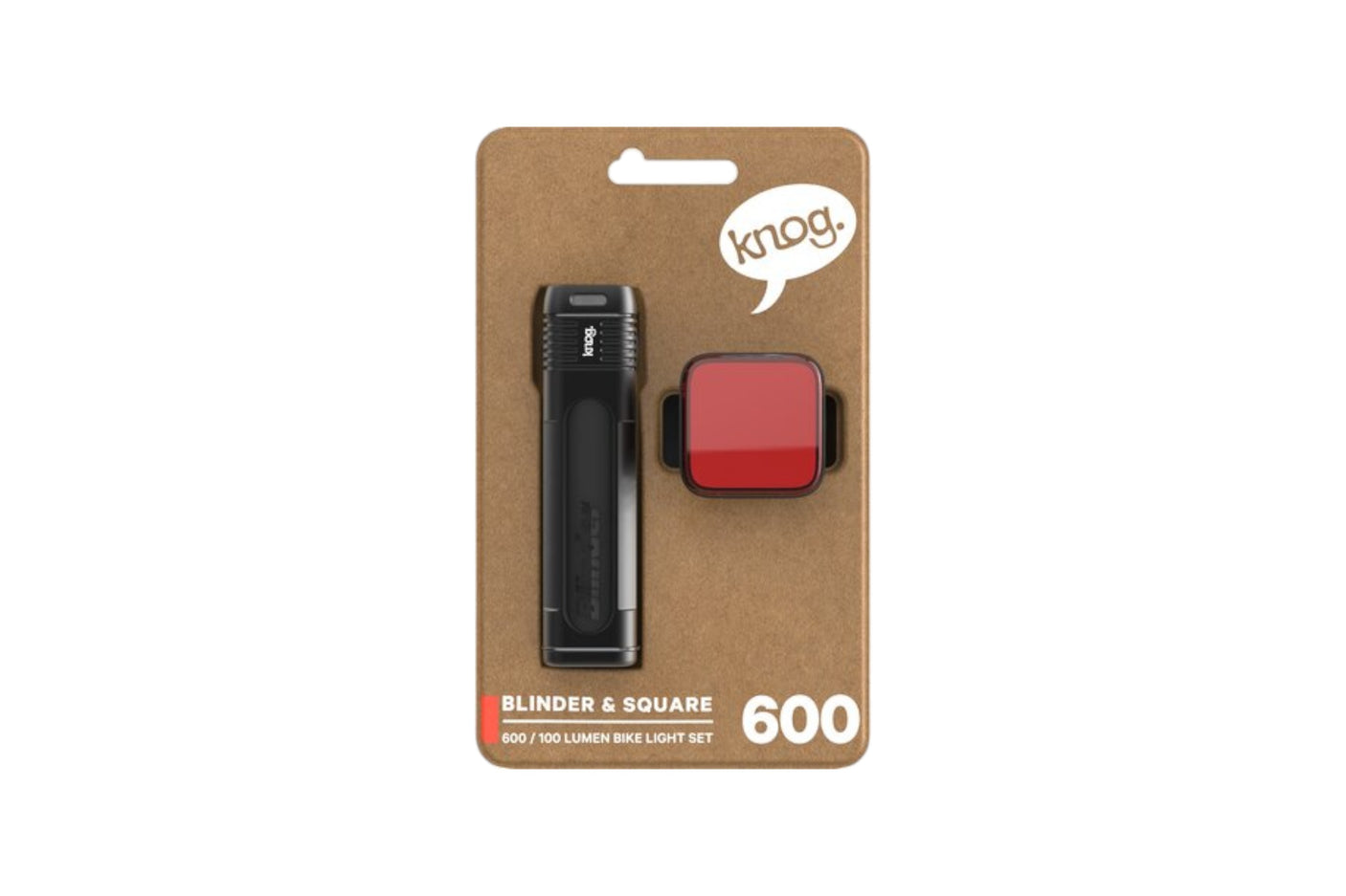 Knog Lichtset Blinder 600 & Blinder Square schwarz