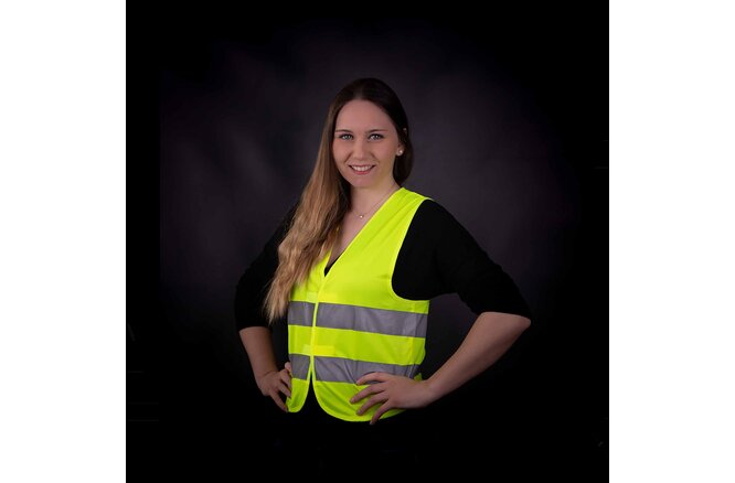 Fasi Reflexweste für Erwachsene gelb