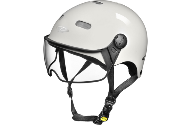 Casque urbain CP Bike CARACHILLO visière transparente noire st