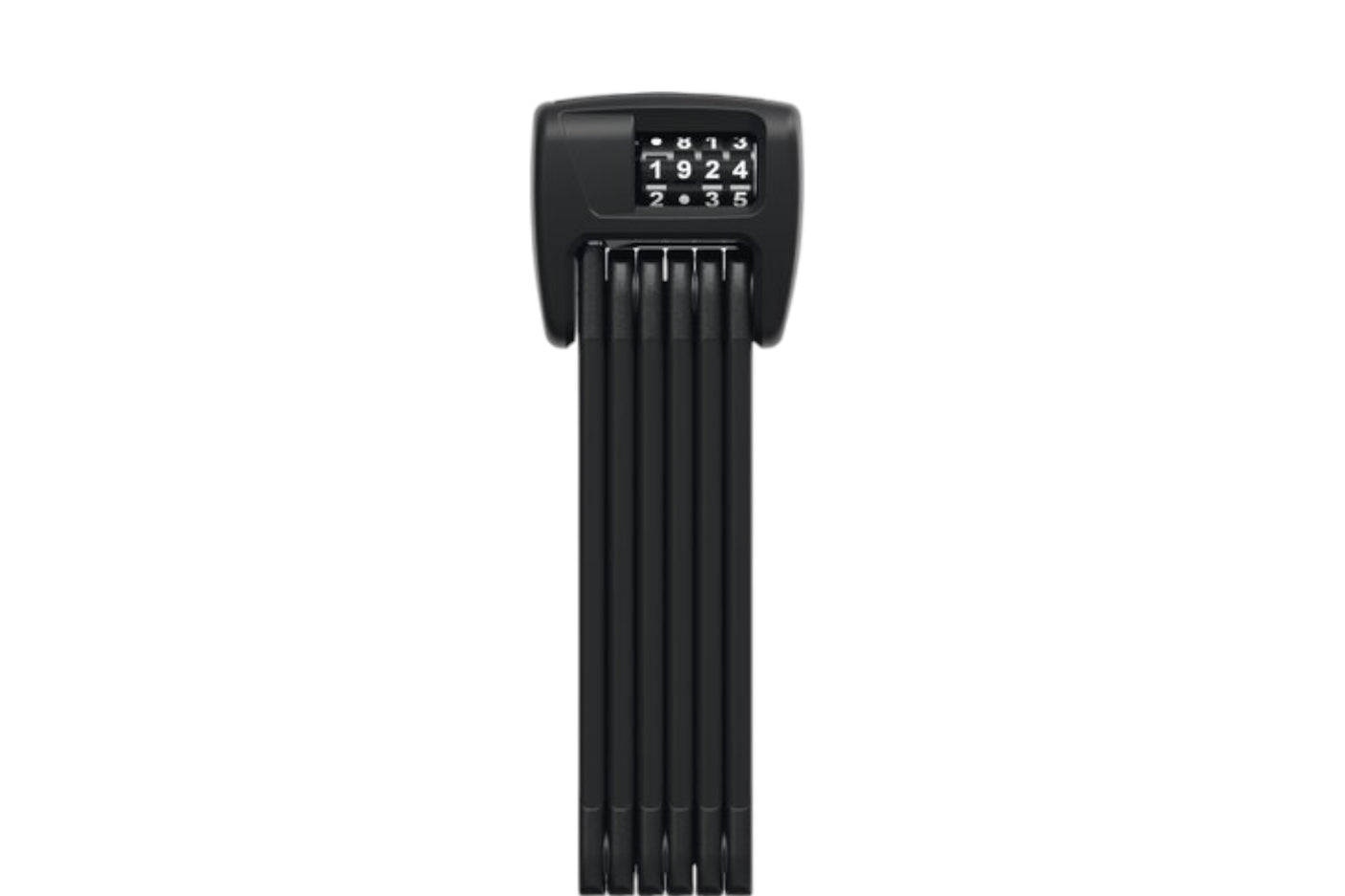 Lucchetto pieghevole Abus Bordo Combo 6000C/90 LED Code con supporto SH 6000/90 nero