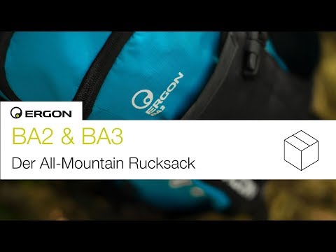 Zaino da bici Ergon BA2 E incl. Protector nero